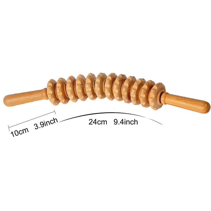 Wood Therapy Roller Massager