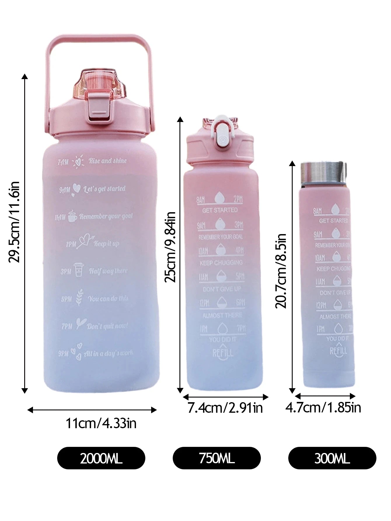 Gradient Sports Water Bottles
