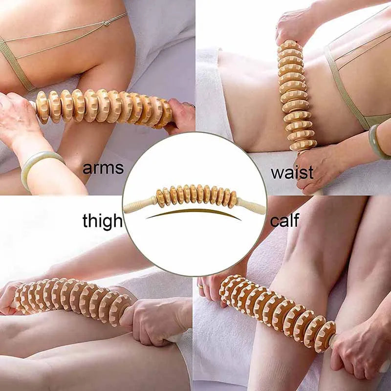Wood Therapy Roller Massager